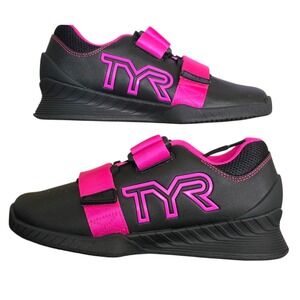 TYR L-1 Lifter Weightlifting Shoes Black Pink‎ Mens 4.5 Womens Size 6